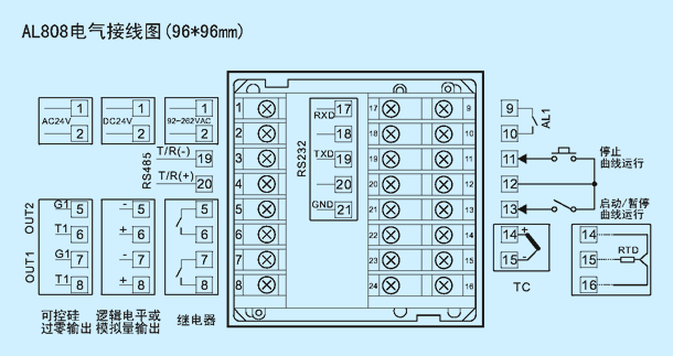AL808 technical diagram