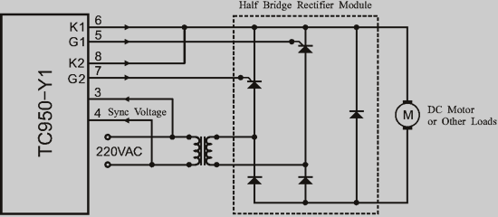 TC950 torque motor module wiring