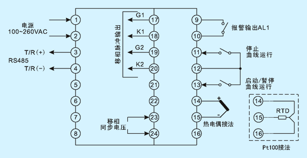 AL810 terminal wiring diagram