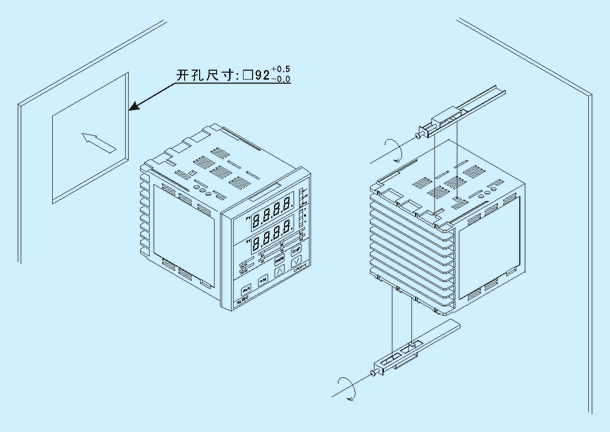 CPC316 mounting assembly