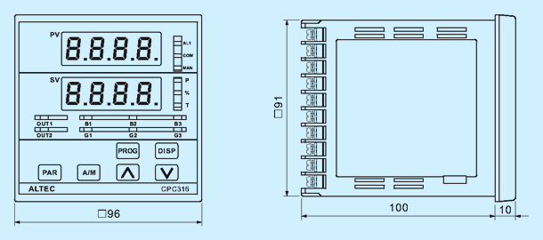 CPC316 dimensions
