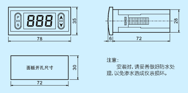 MTC35 dimensions and mounting