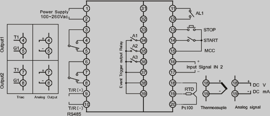 PC900 electrical connection